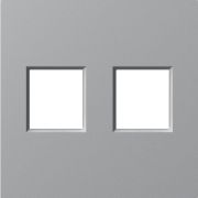 Donel A07 матовый серый накладка 2-я для розеток RJ45,TV,SAT , серия DB