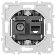 Розетка RJ45+TV (механизм) cat.5,ClassE-8/0-2400 МГц, серия DB A07/S08 Donel