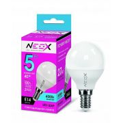 Лампа светодиодная LED-шар 5Вт 230В Е14 4000К 400Лм NEOX
