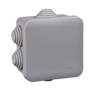 SCHNEIDER ELECTRIC Коробка распаячная наружная 70х70х40 серая с муфтами