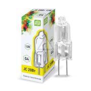 Лампа галогенная JC 20Вт 12В G4 290Лм ASD