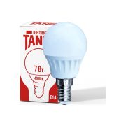 Лампа светодиодная 7W E14 шарик 4000K 220V (TANGO¶LED-G45-7W-E14-W) TANGO (1/10/100)