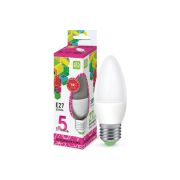 Лампа светидиодная LED-Свеча-standart 5Вт 230В Е27 6500К 450Лм ASD