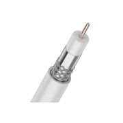 Кабель коаксиальный RG-6U CCA Cadena белый