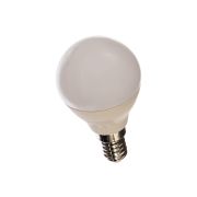 Лампа светодиодная LED 9вт Е14 белый матовый шар