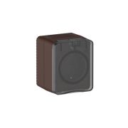 Розетка 1-м ОП AtlasDesign PROFI 16А IP54 250В заземл. защ. шторки корич. SE ATN546045
